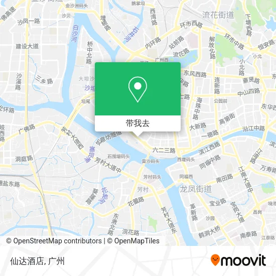 仙达酒店地图