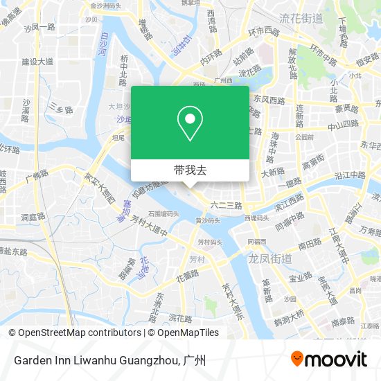 Garden Inn Liwanhu Guangzhou地图