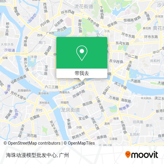 海珠动漫模型批发中心地图