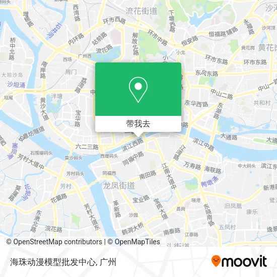 海珠动漫模型批发中心地图