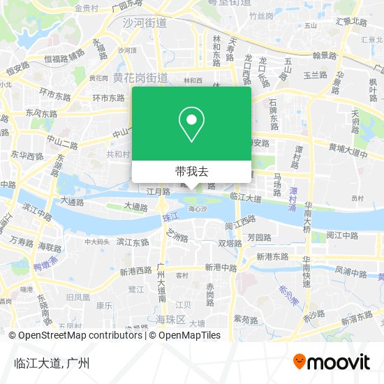 临江大道地图