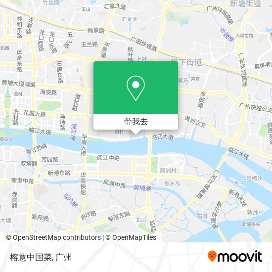 榕意中国菜地图