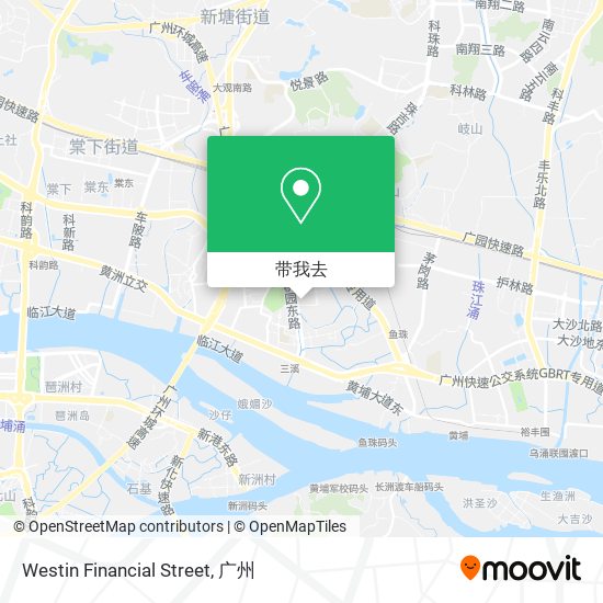 Westin Financial Street地图
