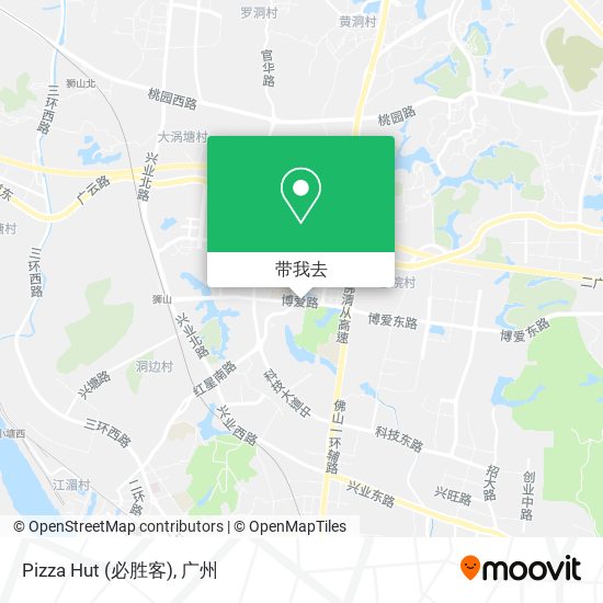 Pizza Hut (必胜客)地图