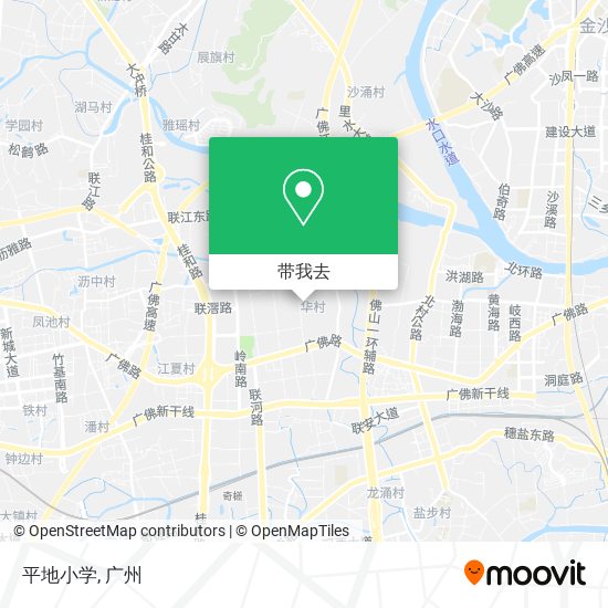 平地小学地图