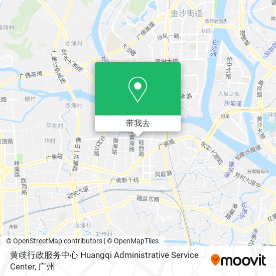 黄歧行政服务中心 Huangqi Administrative Service Center地图