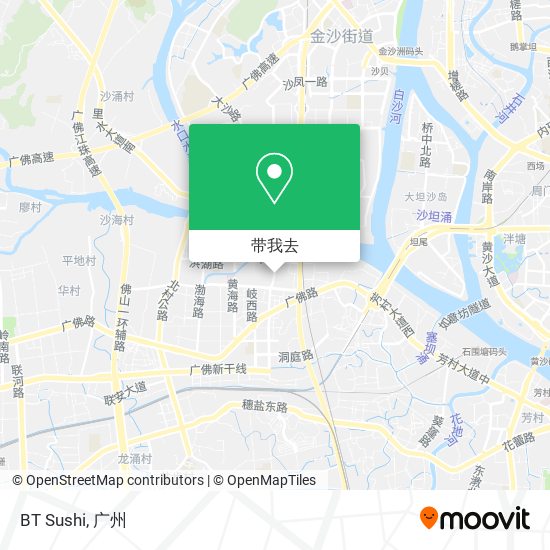 BT Sushi地图