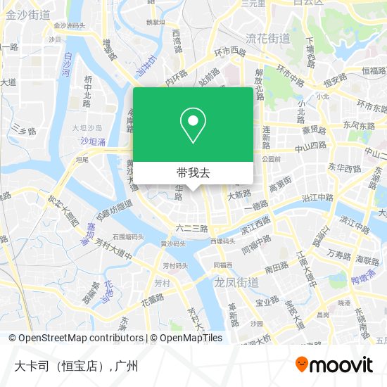 大卡司（恒宝店）地图