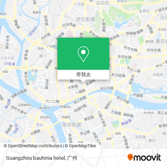Guangzhou bauhinia hotel地图