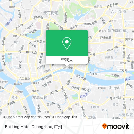 Bai Ling Hotel Guangzhou地图