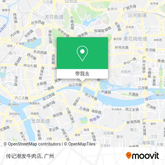 传记潮发牛肉店地图