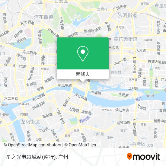 星之光电器城站(南行)地图