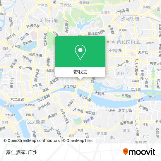 豪佳酒家地图