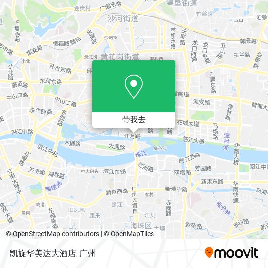 凯旋华美达大酒店地图