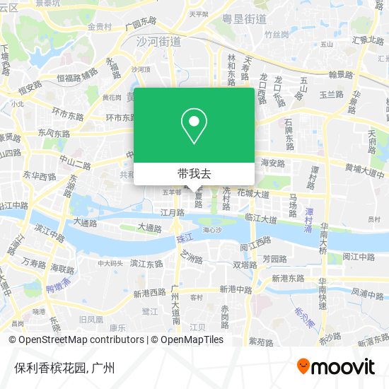 保利香槟花园地图