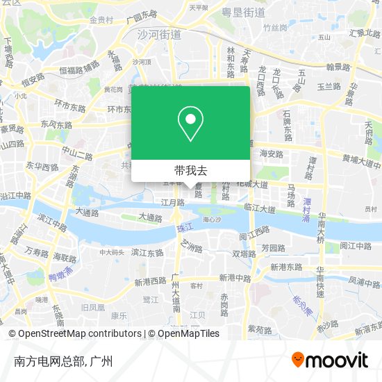 南方电网总部地图