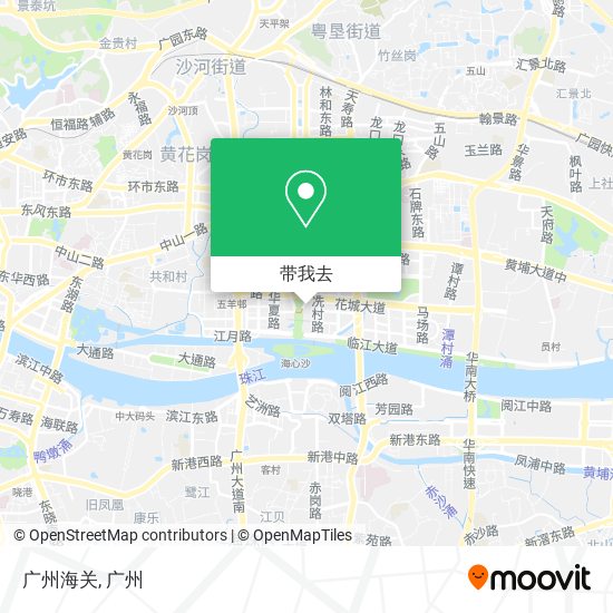 广州海关地图
