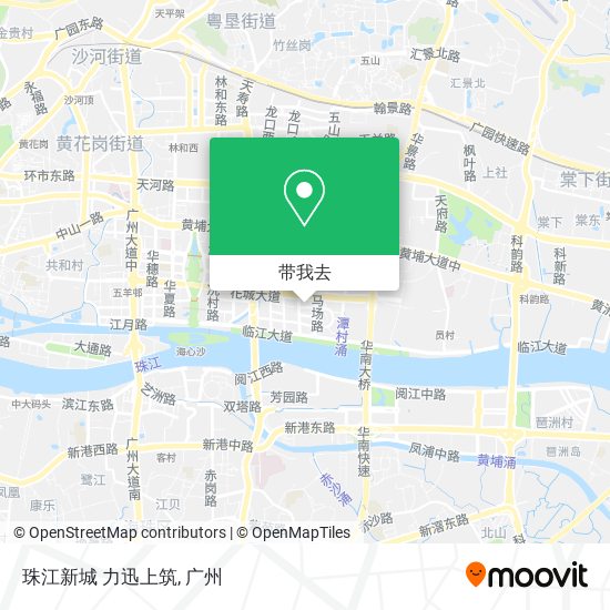 珠江新城 力迅上筑地图