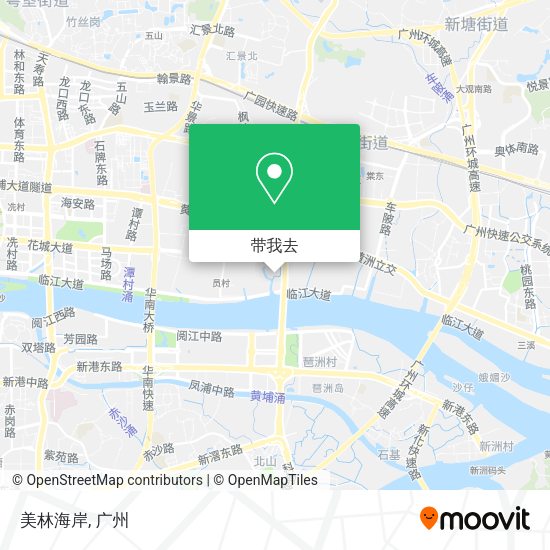 美林海岸地图