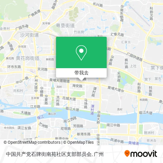 中国共产党石牌街南苑社区支部部员会地图