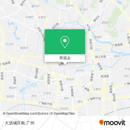 大沥城区南地图
