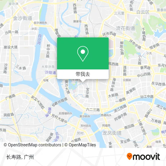 长寿路地图