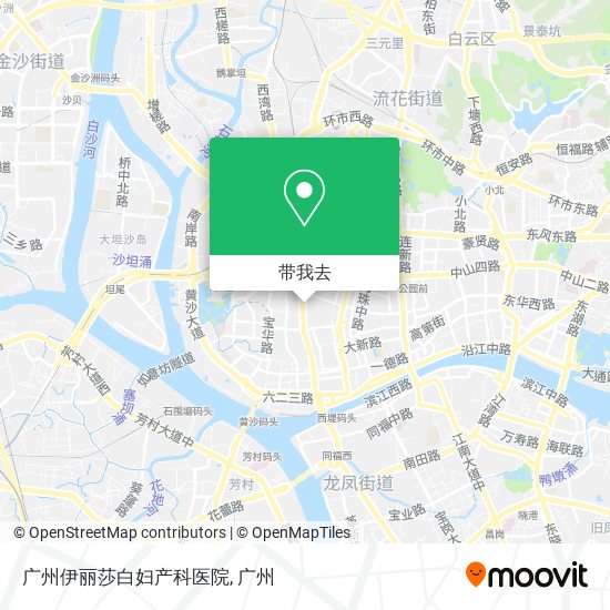广州伊丽莎白妇产科医院地图
