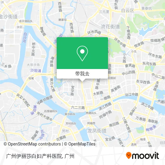广州伊丽莎白妇产科医院地图