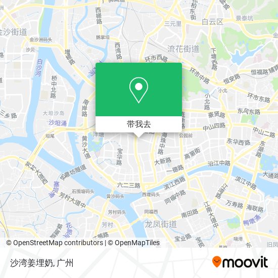 沙湾姜埋奶地图