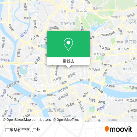广东华侨中学地图