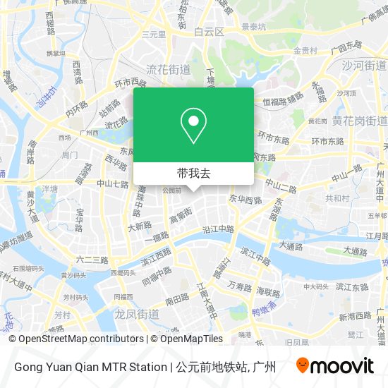 Gong Yuan Qian MTR Station | 公元前地铁站地图