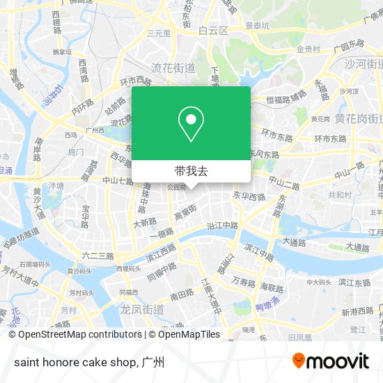 saint honore cake shop地图