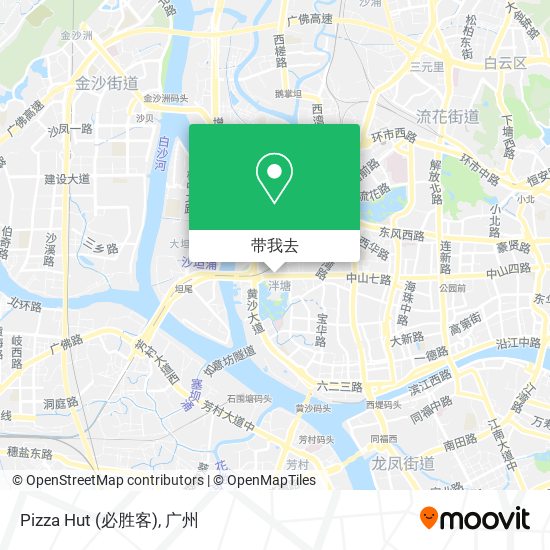Pizza Hut (必胜客)地图