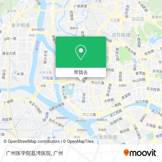 广州医学院荔湾医院地图