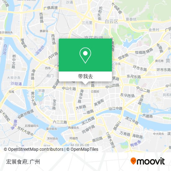宏展食府地图