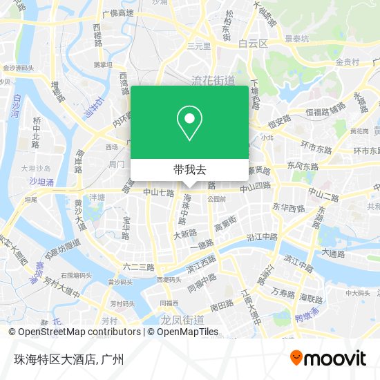 珠海特区大酒店地图