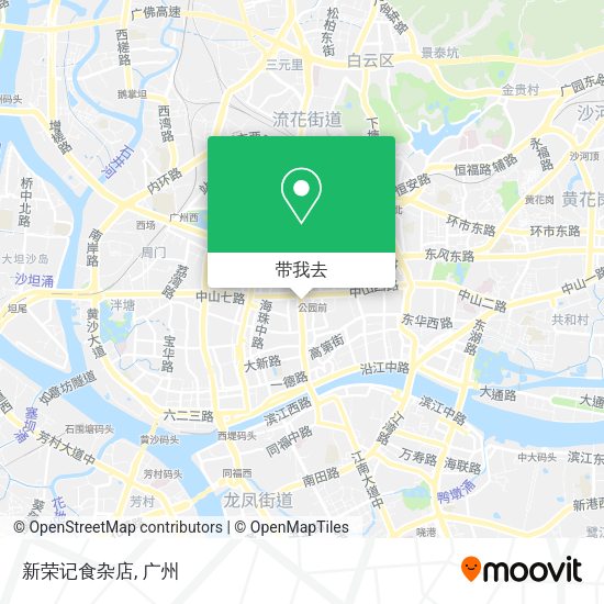 新荣记食杂店地图