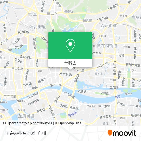 正宗潮州鱼旦粉地图