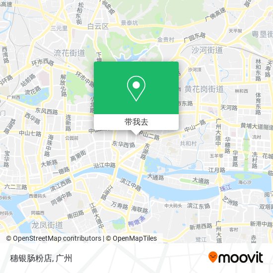 穗银肠粉店地图