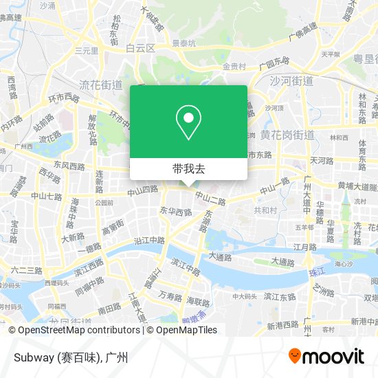 Subway (赛百味)地图