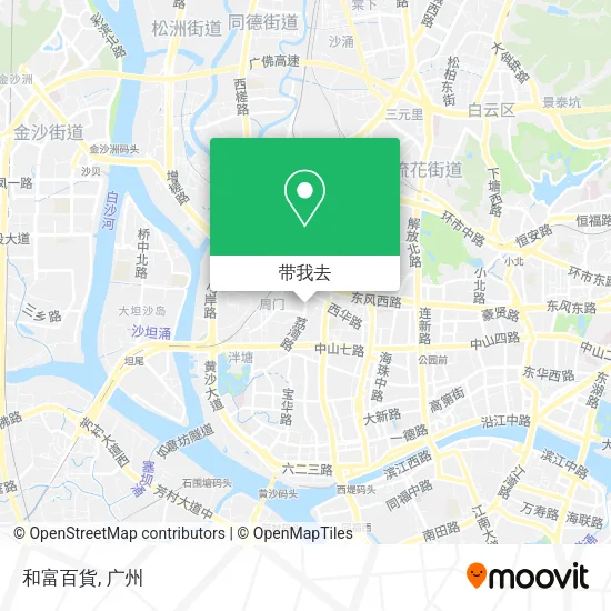 和富百貨地图