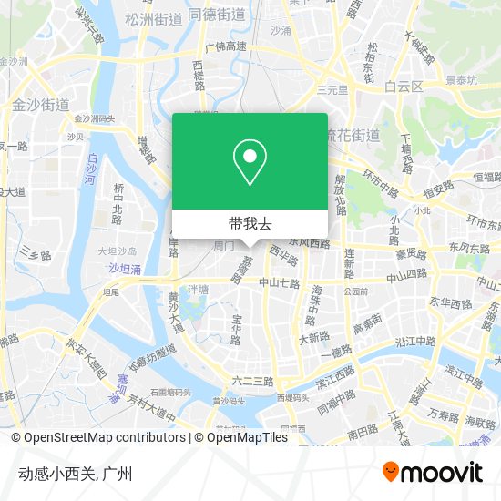 动感小西关地图