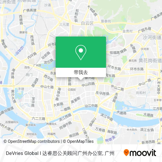 DeVries Global l 达睿思公关顾问广州办公室地图