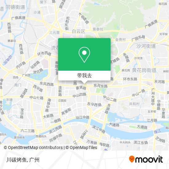 川碳烤鱼地图