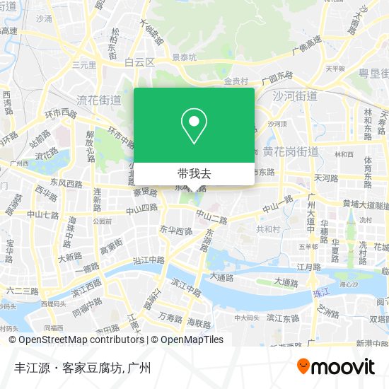 丰江源・客家豆腐坊地图