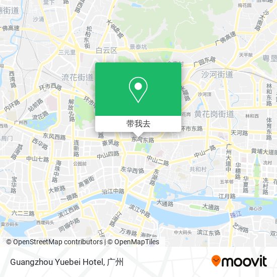 Guangzhou Yuebei Hotel地图
