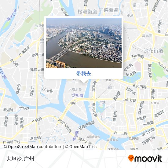 大坦沙地图