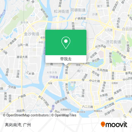 离岗南湾地图