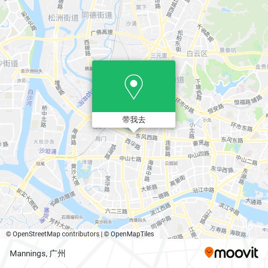 Mannings地图