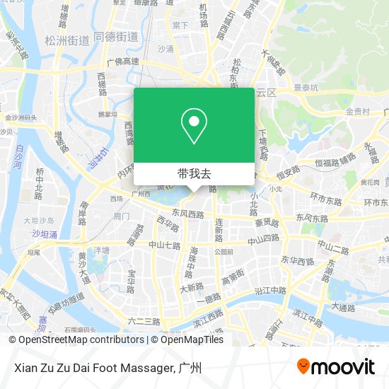 Xian Zu Zu Dai Foot Massager地图